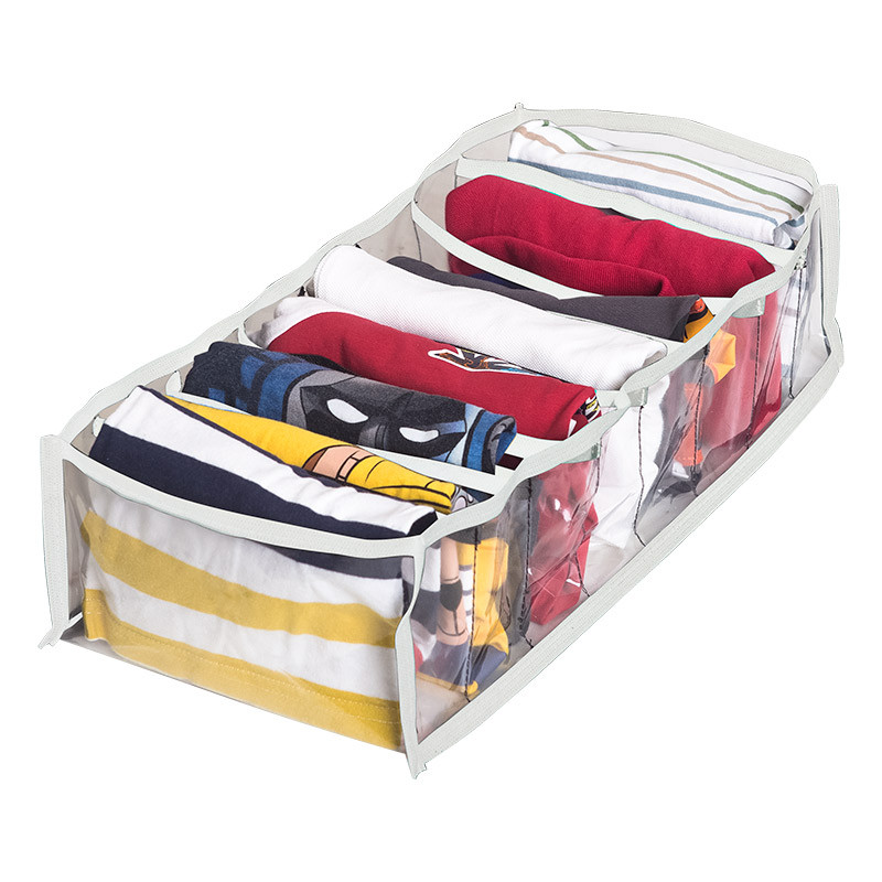 Прозрачный органайзер для трусиков и носков 8 ячеек M Pvh-m-white (Белый) Сумы - изображение 1