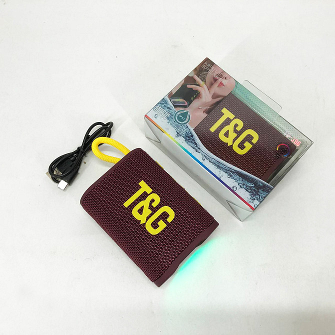 Bluetooth-колонка TG396. LR-691 Цвет: бордовый Киев - изображение 8