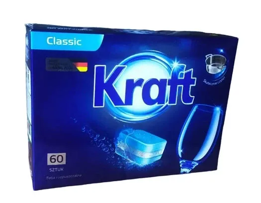 Таблетки для посудомийних машин Kraft Classic 60 шт Польща Львів