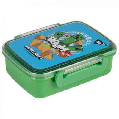 Ланч-бокс детский Yes Minecraft 420 мл, зелено-голубой (708053) Винница