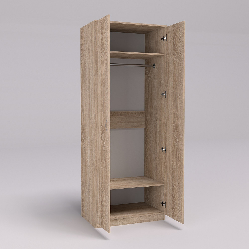 Шкаф офисный ОШ-1, Дуб Сонома, 800/520/2100 Львов - изображение 2