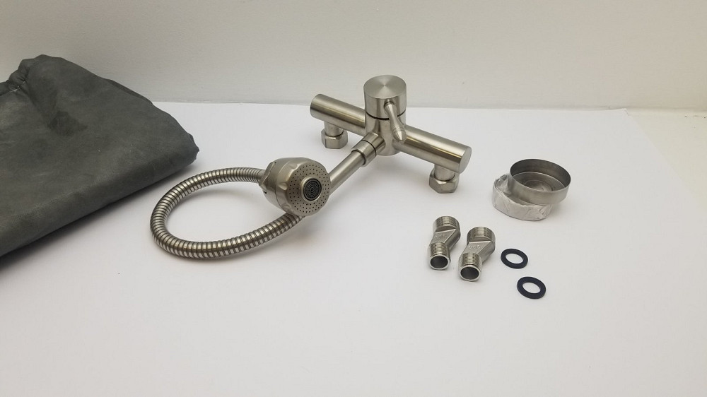 Змішувач з гнучким шлангом, гігієнічний душ 16754 Луцк - изображение 1