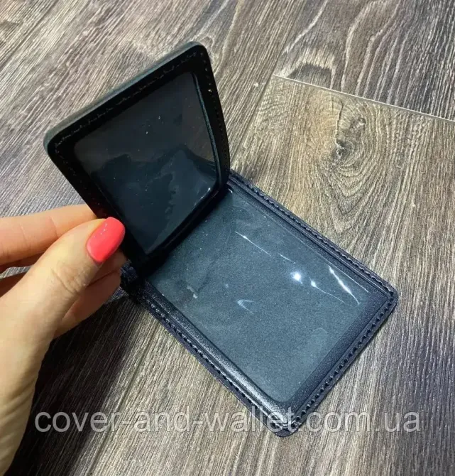 Обкладинка для пенсійного посвідчення із натуральної шкіри жовтого кольору Київ - фото 8