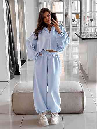 Жіночий теплий затишний костюм: кофта та штани двосторонній фліс Шоколад, 42/44 Одеса