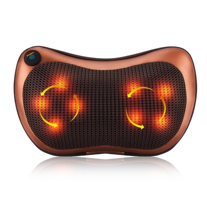 Массажер Car and Home Massage Pillow №8028 для снятия спазмов и боли в спине, комфорт и расслабление Киев - изображение 7