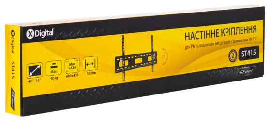 Кронштейн настенный X-Digital STEEL ST415 Black (6185118) Киев