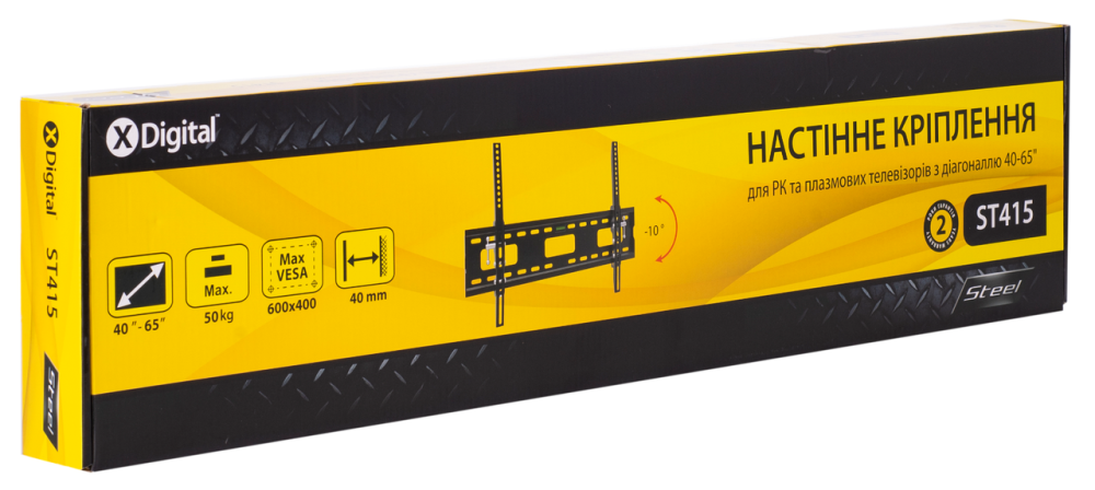 Кронштейн настенный X-Digital STEEL ST415 Black (6185118) Киев - изображение 3