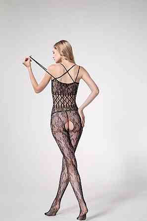 Эротический бодистокинг кружевной из сетки, женское секси белье,универсальный размер рост:145–185 см, One Size черный,70151 Каменец-Подольский