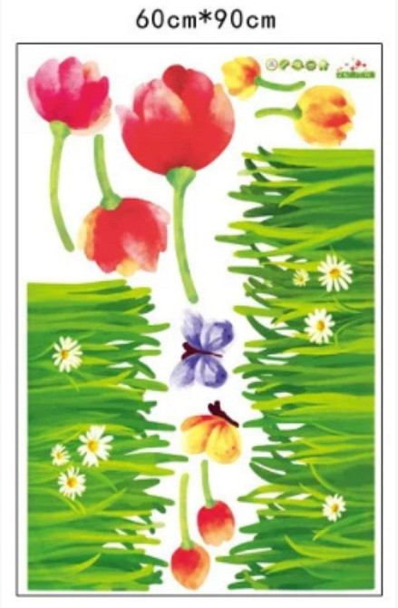 Наклейка декоративна Тюльпани Київ - фото 4