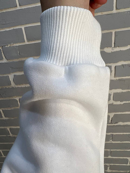 Свитшот женский Pepper&mint 24-18 утепленный вышивка птицы оверсайз белый, белый, L Одесса - изображение 6