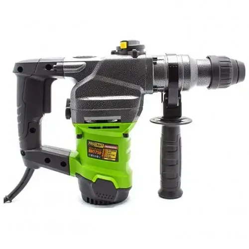 Перфоратор бочковий Procraft,Бочковий перфоратор мережевий 4.5 Дж  1200 Вт,Професійний мережевий перфоратор в кейсі Львів - фото 6