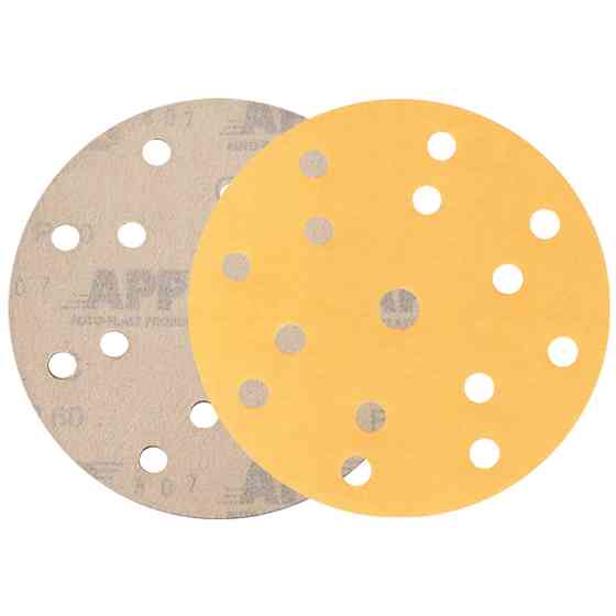 Наждачні круги K555 P180 d150мм 14+1отв. (ціна за уп.-100шт) жовтий APP, 40KZU180 Київ