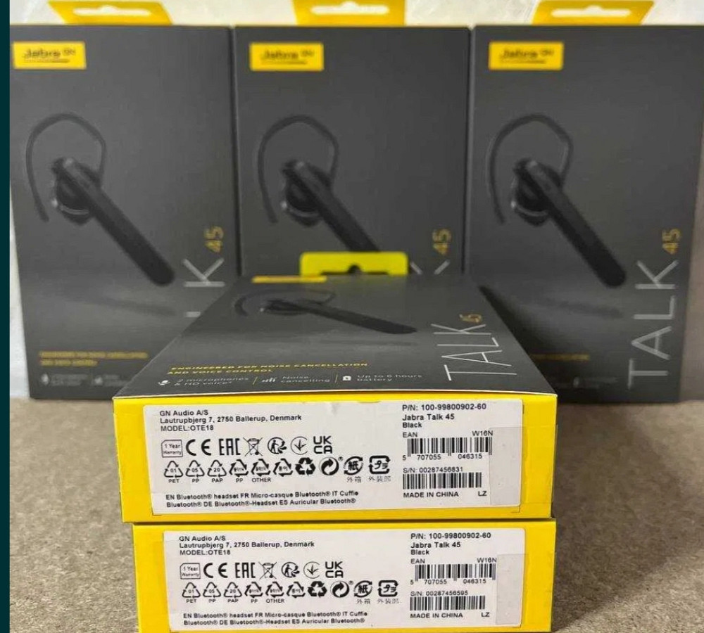 Bluetooth -Гарнитура : JABRA Talk 45 Black Харьков - изображение 2