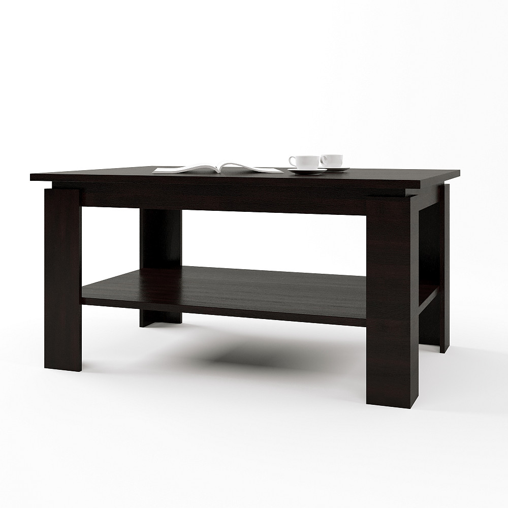 Стіл журнальний Еверест Соната СЖ-910 для вітальні венге темний (DTM-2137) Дніпро - фото 1