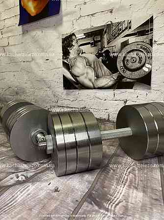 Гантелі набірні 2 по 36 кг гантелі, гирі, штанги і диски металеві без покриття Київ