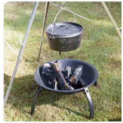 Котел туристичний Bo-Camp Dutch Oven Cast Iron 31 cm / 7.1 L Black (2122415) (DAS303291) Вінниця