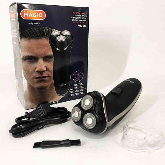 Акумуляторна бритва для стрижки волосся та бороди, Професійна бритва з акумулятором NI-63 Івано-Франківськ