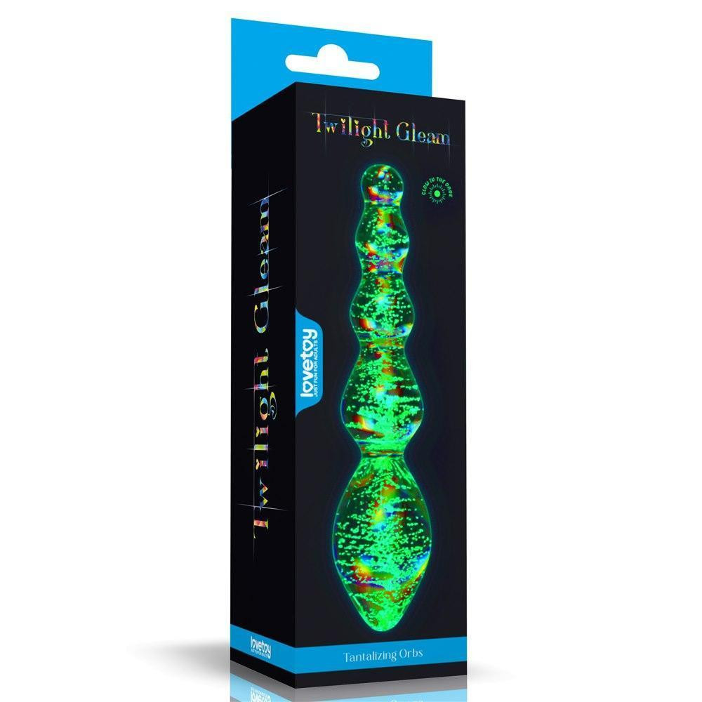 Стеклянный фаллоимитатор DILDO GLOW-IN-THE-DARK TWILIGHT GLEAM GLASS Sex Aura Киев - изображение 1