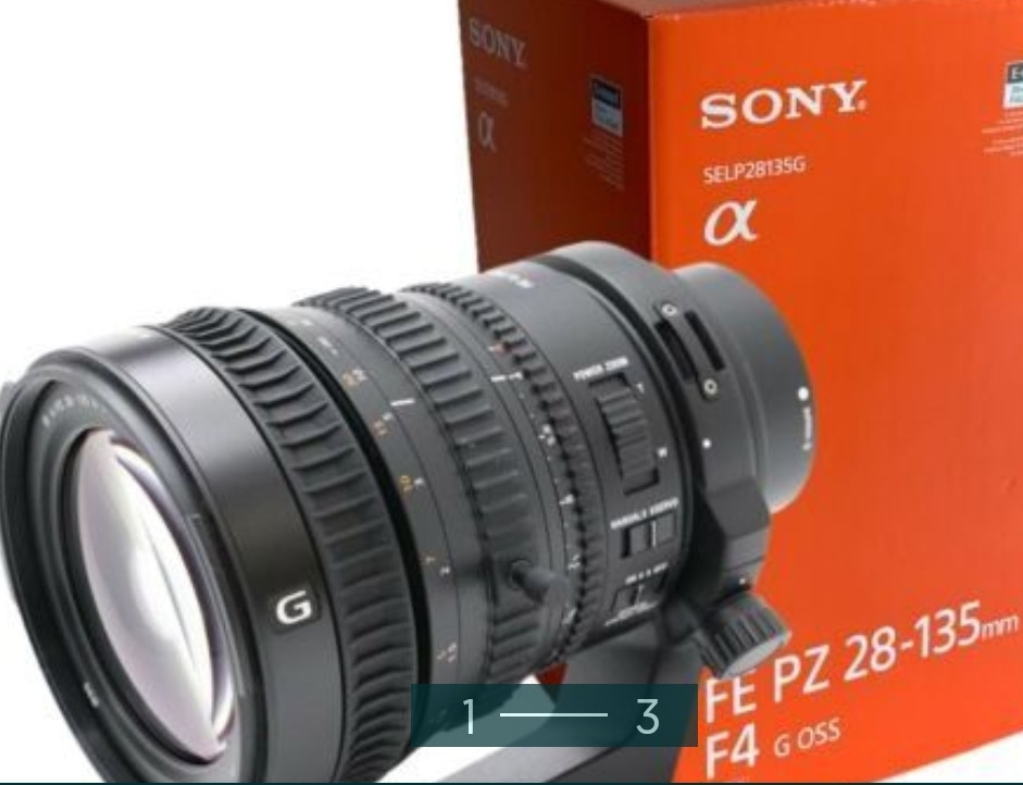 Объектив: SONY 28-135mm. f/4 G, Power Zoom для камер, NEX FF (SELP28135G . SYX ) Харьков - изображение 1