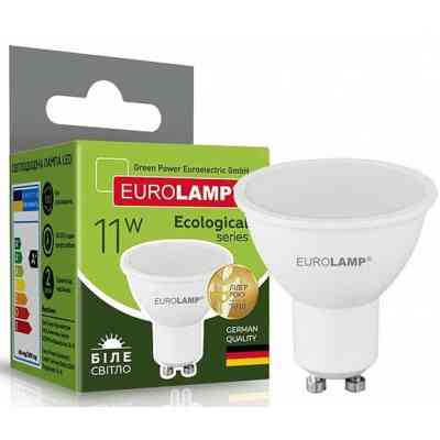 Лампочка Eurolamp LED SMD MR16 11W GU10 4000K 220V (LED-SMD-11104(P)) Вінниця