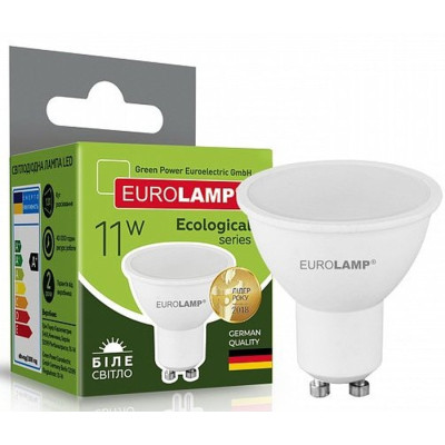Лампочка Eurolamp LED SMD MR16 11W GU10 4000K 220V (LED-SMD-11104(P)) Вінниця - фото 2