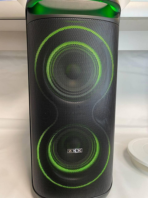 Колонка музична портативна Bluetooth з мікрофоном 4" BT-2425, 20Вт, FM-радіо, USB, TF, AUX, LED підсвітка Одеса - фото 9