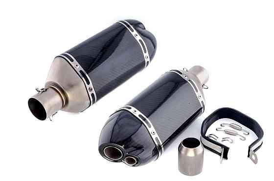 Глушник (тюнінг) 380*130mm (нержавіюча сталь, три-овал, карбон, прямоток, mod:1) 118 Мукачево