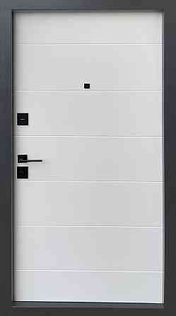 Входные двери Форт-М Трио Горизонталь венге темный горизонт/белый мат 960 Киев