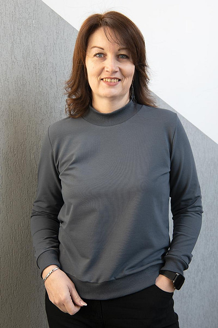 Свитшот женский( водолазка, графитовый, пепельно-розовый), топ Киев - изображение 1