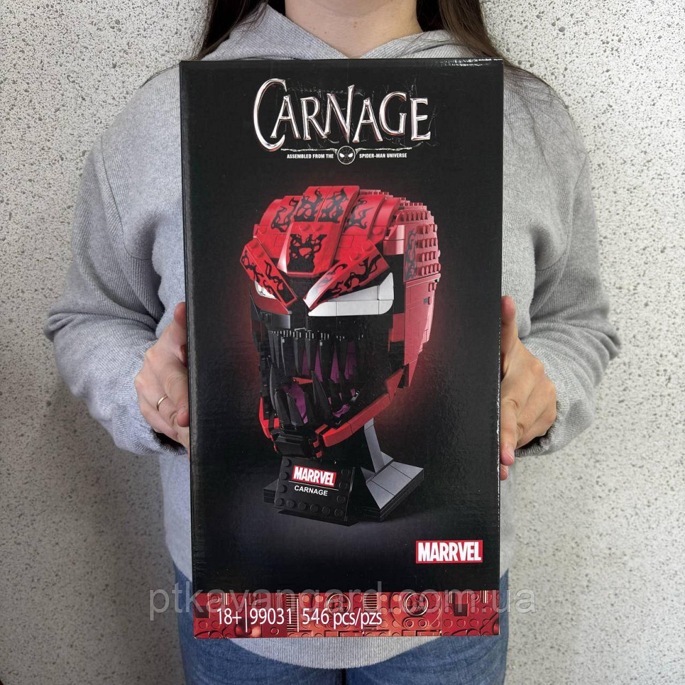 Конструктор голова Карнаж 546 деталей Super Heroes Marvel 99031 Хмельницький - фото 1