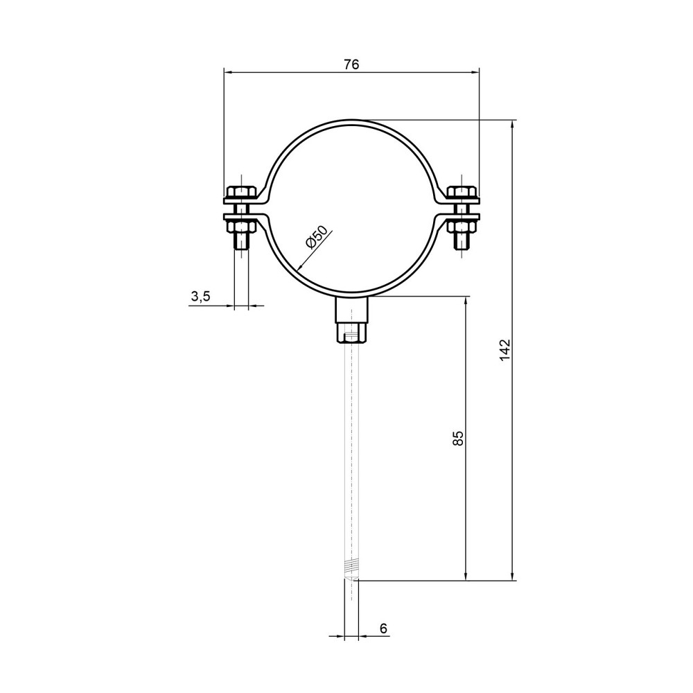 Хомут TA Sewage 50 Київ - фото 2