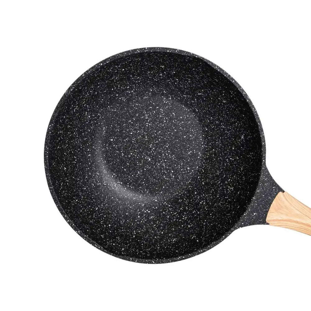 MGC Алюмінієва сковорода 5,5 л, мармурове антипригарне покриття, Ø 30 см, з лопаткою для пригот Коломия - фото 5