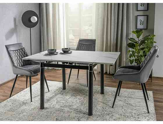 Стілець AGAT VELVET чорний каркас /сірий 14 Киев