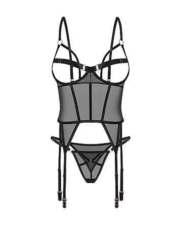 Корсет Obsessive Euridia corset & tanga M/L Sex Aura Киев
