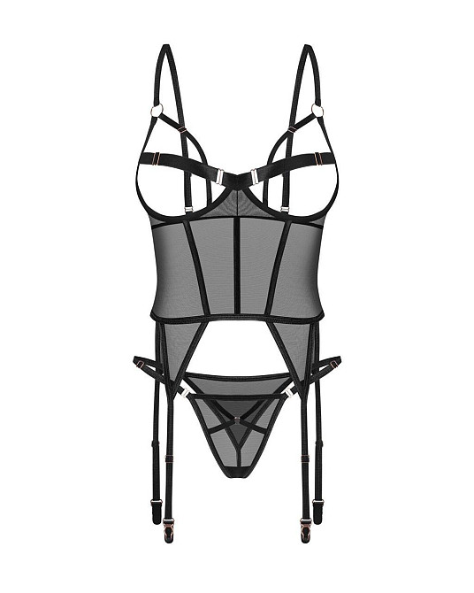 Корсет Obsessive Euridia corset & tanga M/L Sex Aura Киев - изображение 4