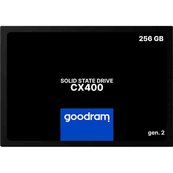 Накопичувач SSD  256GB GOODRAM CX400 Gen.2 2.5" SATAIII 3D TLC (SSDPR-CX400-256-G2) ( 2.5" ) Харків