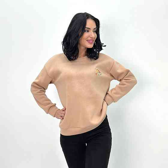 Жіночий світшот з принтом "Bear" оптом | Батал Київ