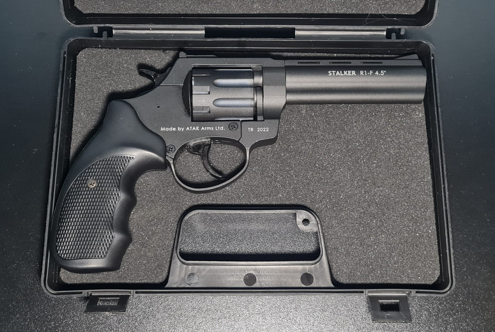 Револьвер STALKER S 4.5" 4мм на патроні Флобера + 200 патронів + щітка + кобура Клевань - фото 3