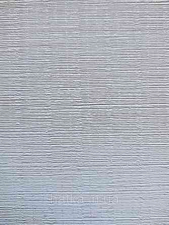 Шпалери флізелінові еко Casadeco Five o'clock 0.53х10 однотонні білі прожилки сріблом під тканина Київ