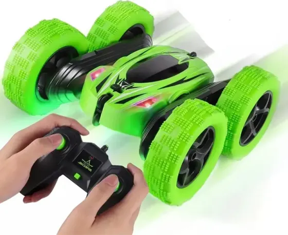 Машинка перевертыш вездеход трюковая на радиоуправлении Ydjia Stunt Car D828 Green Коломыя