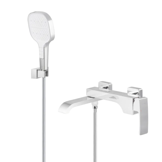 Змішувач для ванни з коротким виливом KOER KB-41037-01 (Колір хром) (KR6004) ( 22199 ) Харьков