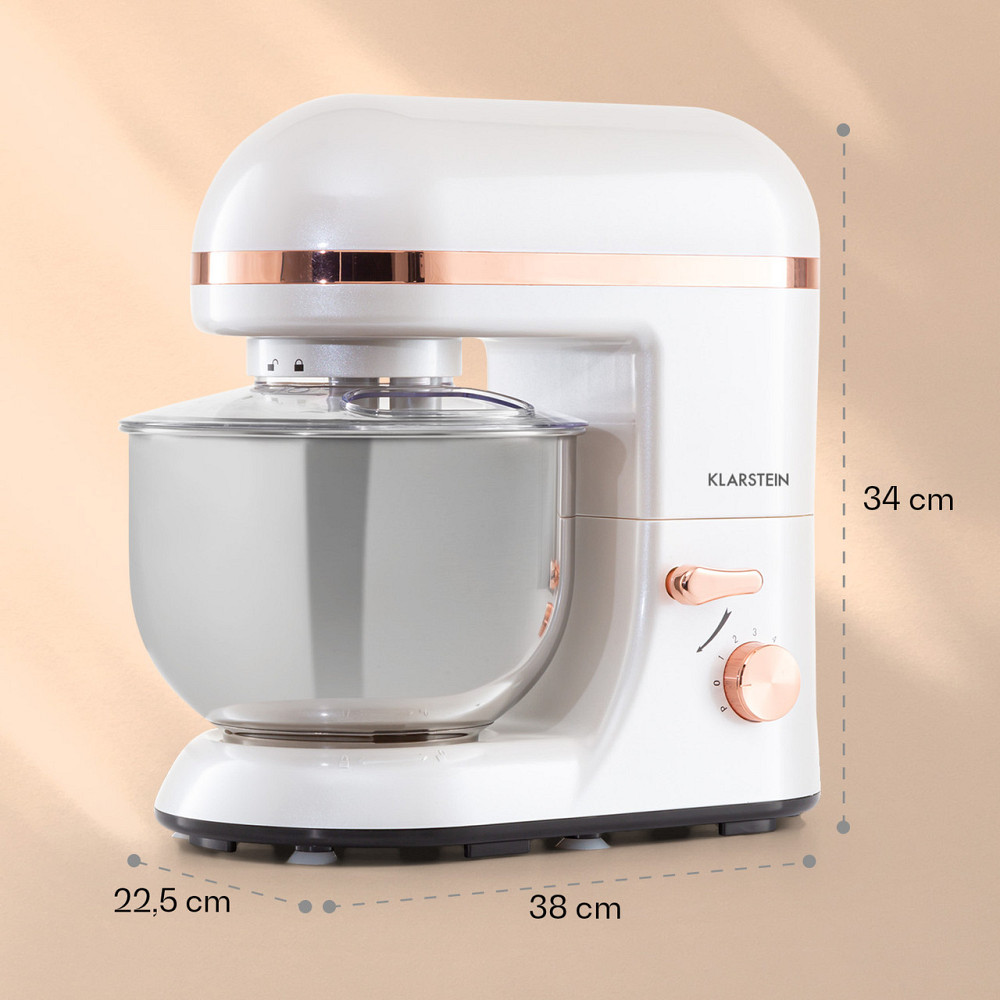 Кухонний комбайн Bella Elegance 2000 Вт/2,7 к.с./5.2 літра Неіржавка сталь Без BPA Білий (Німеччина, Рівне - фото 7