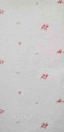 Обои винил на флизелине горячего тиснения DUKA Selective1.06х10 цветы розы нежные маленькие прованс красные ро Киев