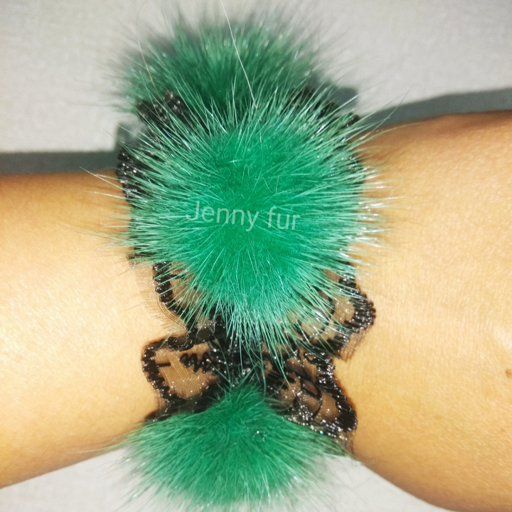 Гумка хутряна для волосся з норки Харків - фото 7