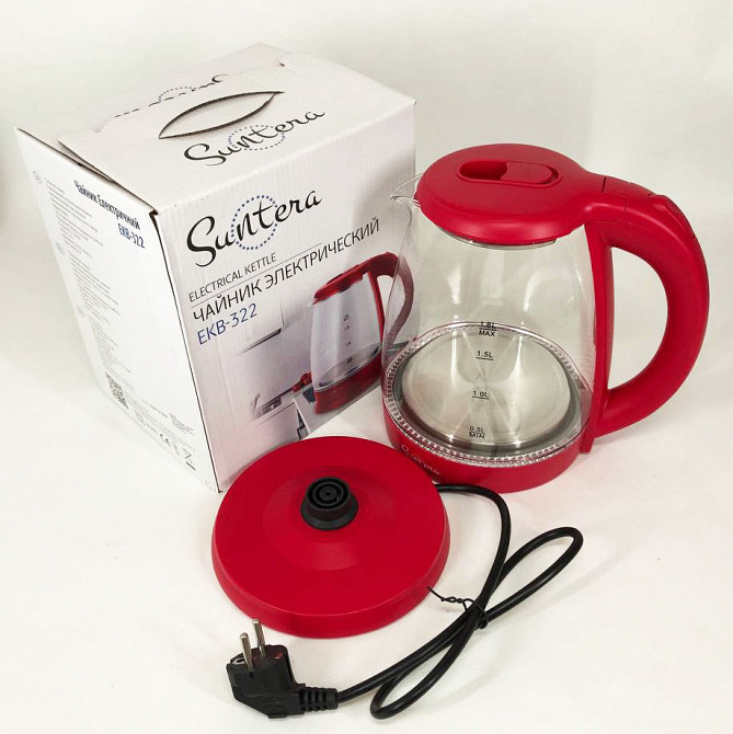 Електричний чайник з індикатором живлення Suntera, Електрочайник фірмовий, Тихий побутовий чайник WD-32 Івано-Франківськ - фото 7