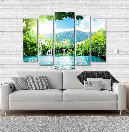 Модульна картина Природа Водоспад Art-155_5 Київ