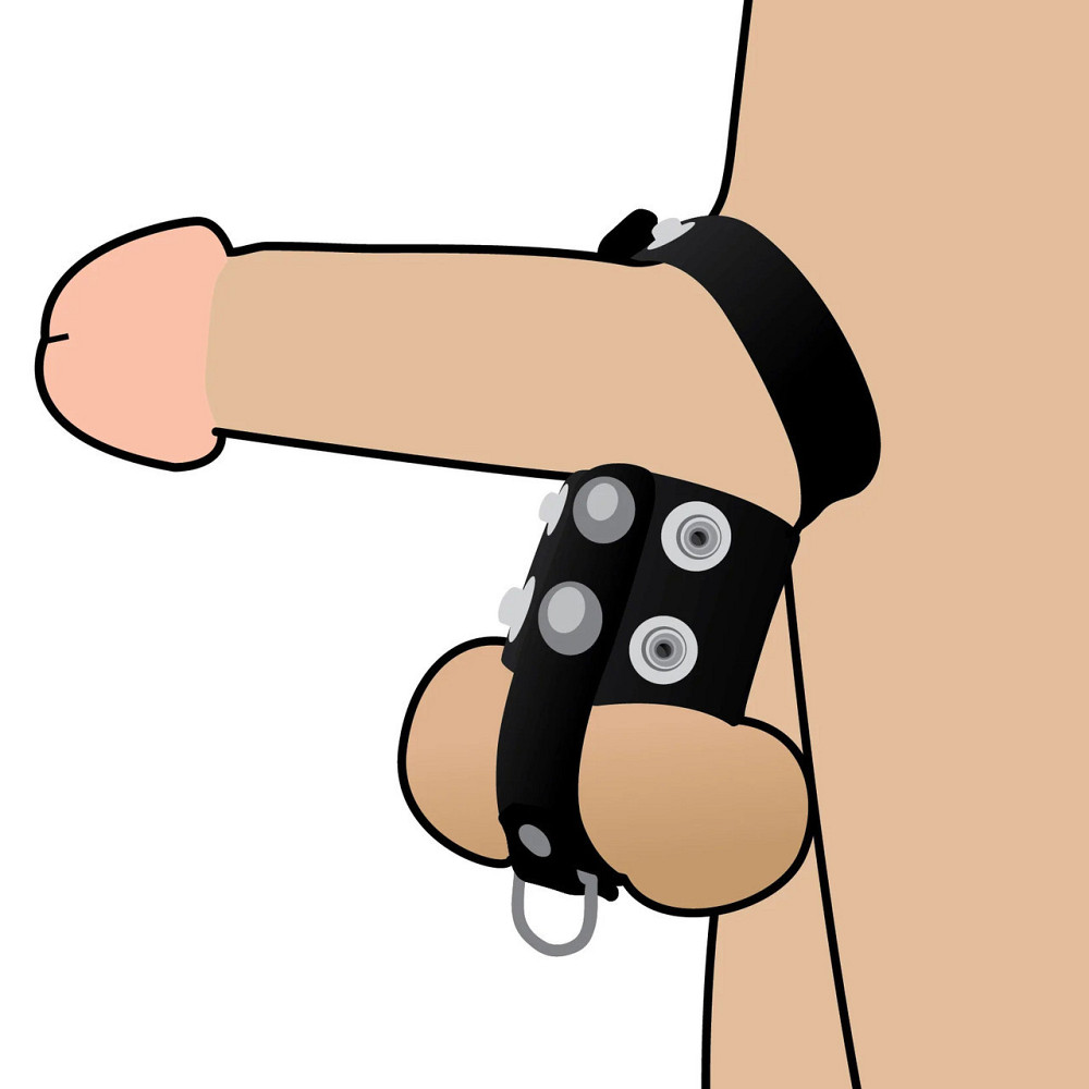 Бондажний ремінець - Erospace Wild Play Cock And Ball Strap C20 Sex Aura Київ - фото 6