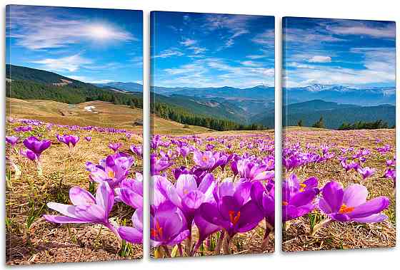 Модульна картина у вітальню/ спальню      Шафран         ART-045_3A 100х150 см Київ