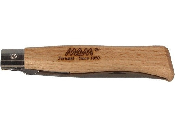 Універсальний Складаний Ніж 8.3 см MAM "Douro" Light Beech Wood (2082) Нержавіюча сталь Нововолинськ - фото 6