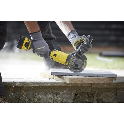 Шлифовальная машина Stanley FatMax, Li-Ion 18V, 2x4Ah, 9000 об/мин, d=125 мм, 2.66кг, кейс (SFMCG400M2K) Винница - изображение 6